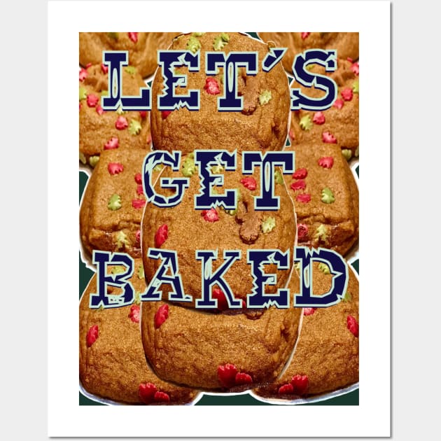 Let’s get Baked - Christmas Cookies Wall Art by aadventures